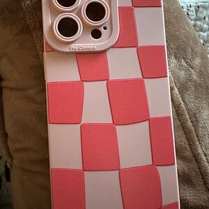 Stylish Pink and Cream Phone Case
